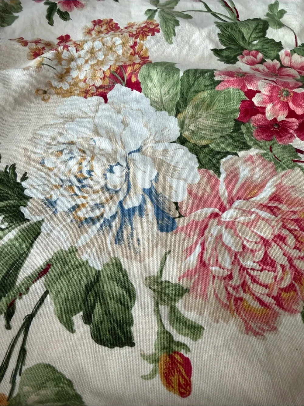 (2) Vintage Floral Pillow Covers Ralph Lauren Inspired 18” x 18” - COVER ONLY